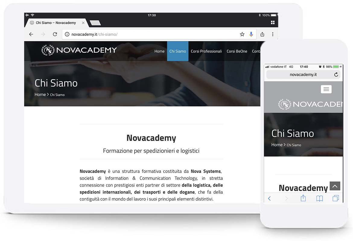 website novacademy 2